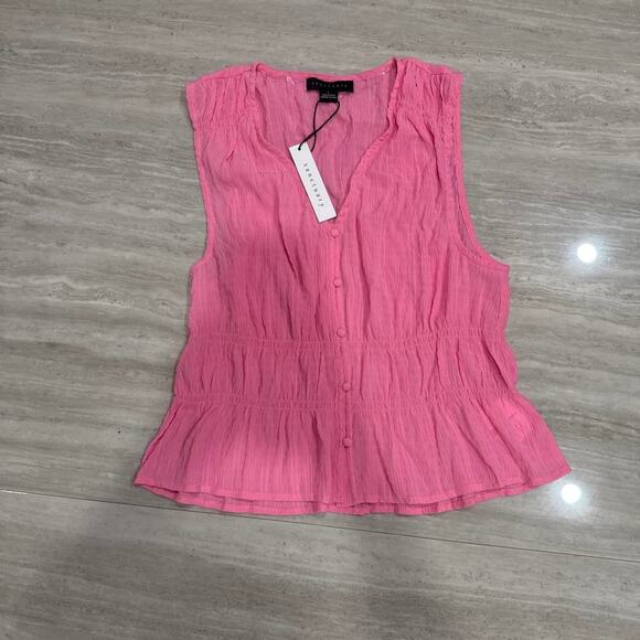 Sanctuary Tops - Sanctuary pink blouse with vertical